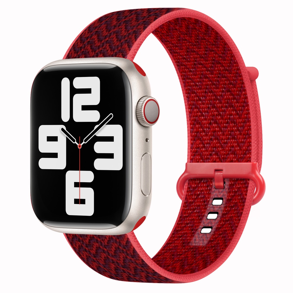 Dây Nylon Kiểu Dáng Thể Thao Cho Đồng Hồ Thông Minh Apple Watch Ultra Series 8 7 6 5 Se 40mm 49mm 41mm 45mm 44mm