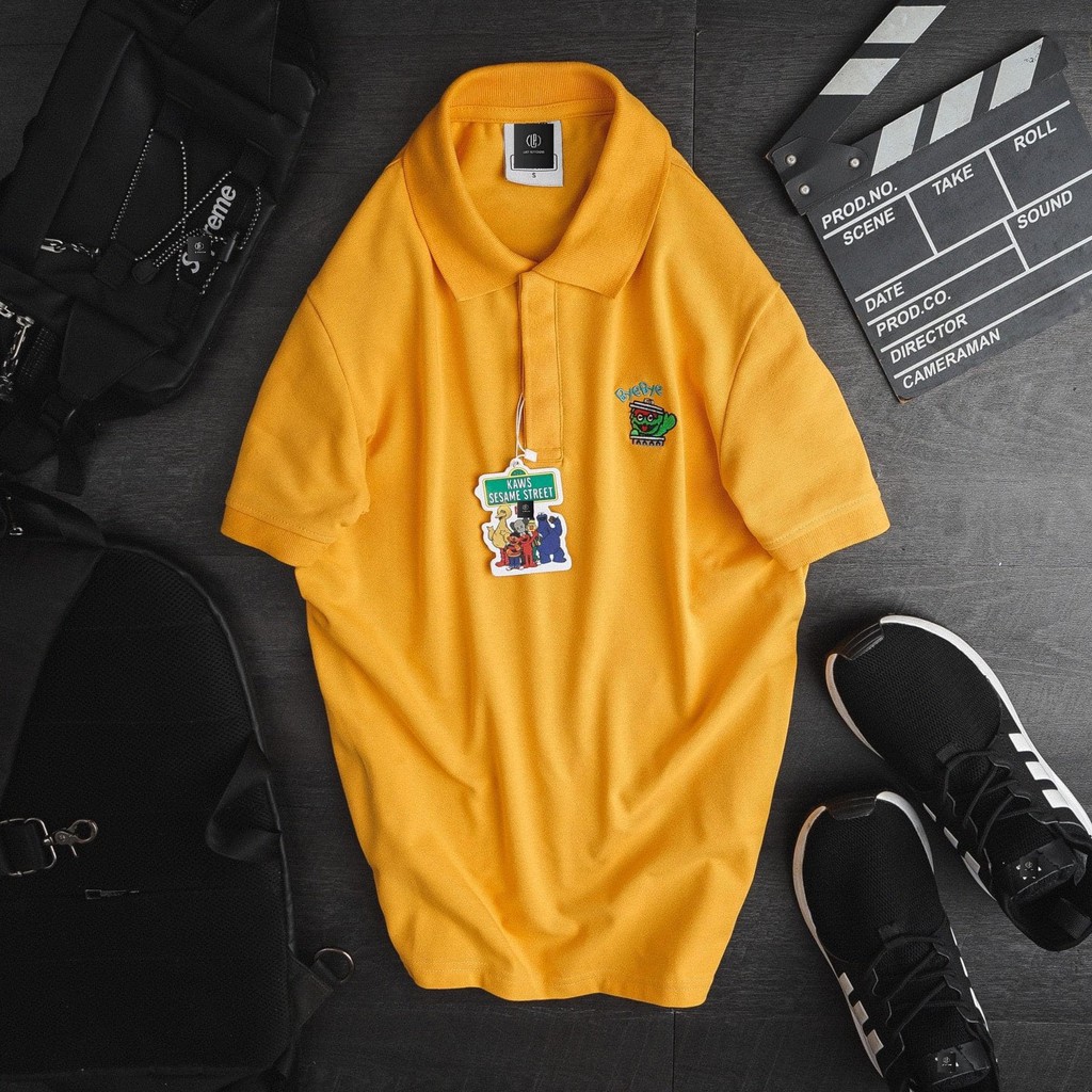 Áo thun nam có cổ tay ngắn POLO hoạ tiết gấu nhỏ trước ngực chất cotton cao cấp UPSTORE AP07 | BigBuy360 - bigbuy360.vn