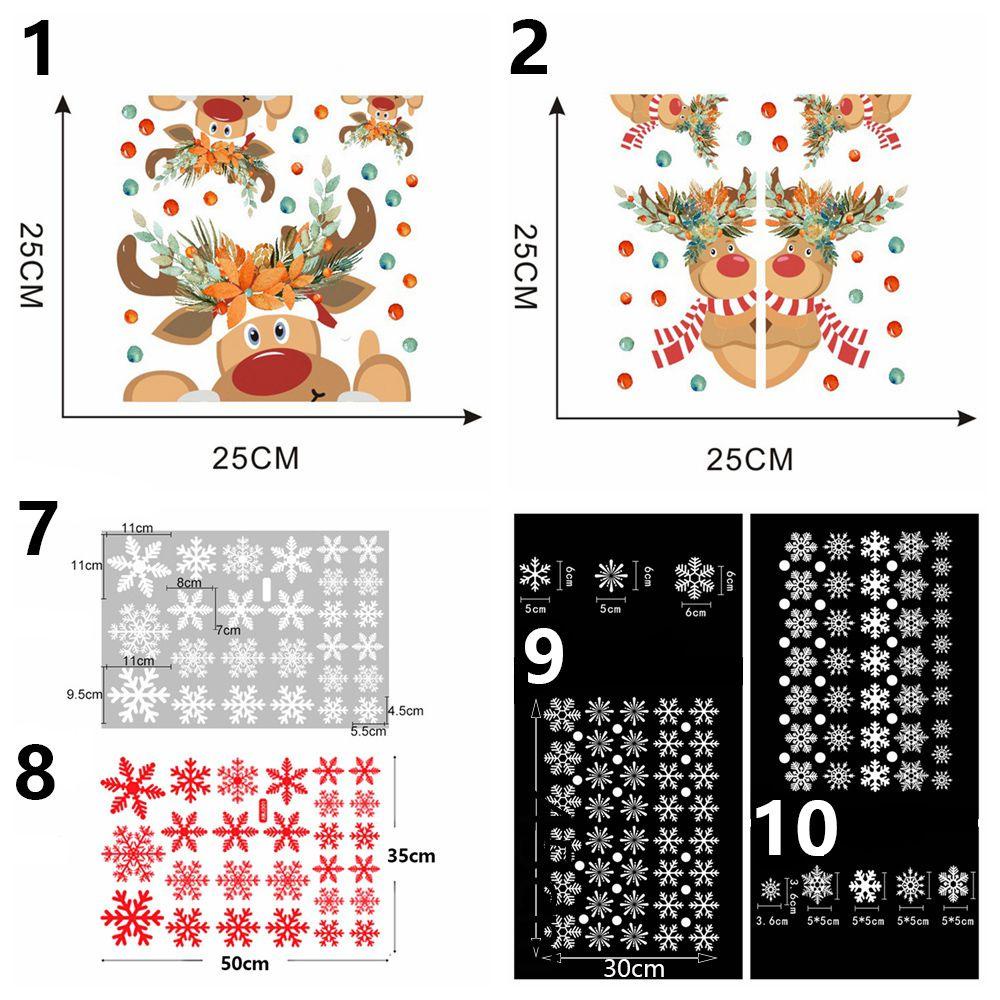 Đề Can Dán Tường Bằng PVC Họa Tiết Giáng Sinh Trang Trí Nội Thất