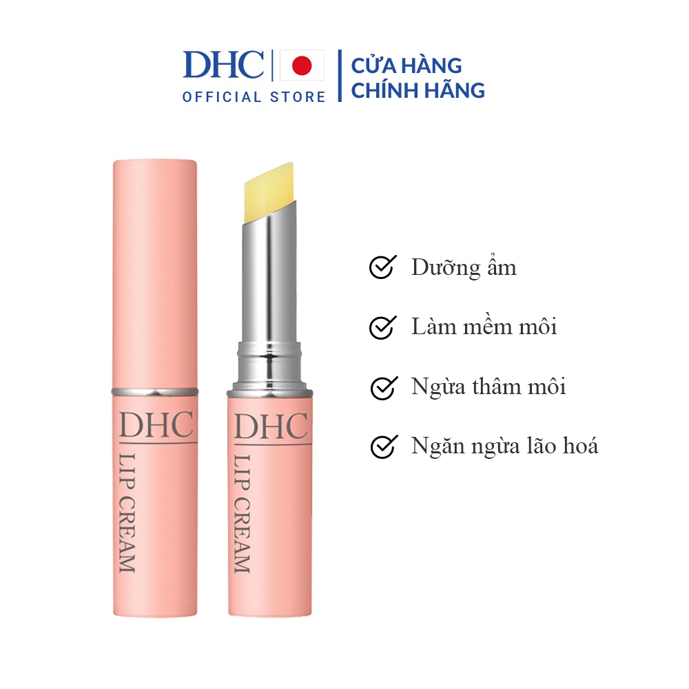 [Mã FMCGMALL giảm 8% Tối đa 40K đơn 250K] Son dưỡng môi DHC Lip Cream 1,5g