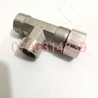 T cầu chia nước vòi xịt và bồn cầu, van chia nước inox 304