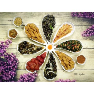 BỘ ĐĨA HOA CÚC 8 CÁNH CAO CẤP