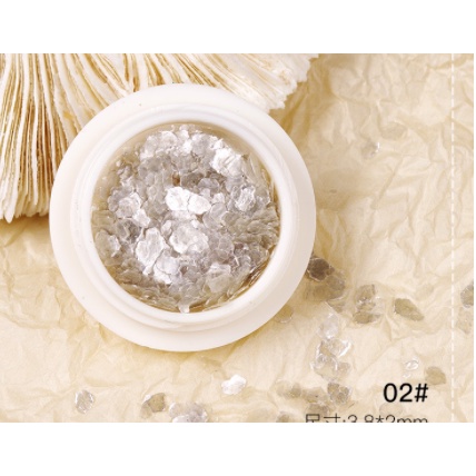 HŨ TRANG TRÍ NAIL MÀU VÀNG BẠC