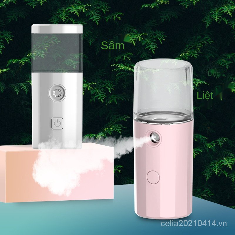 [Hàng mới về] Máy Phun Sương Tạo Độ Ẩm Mini Cầm Tay Tiện Dụng