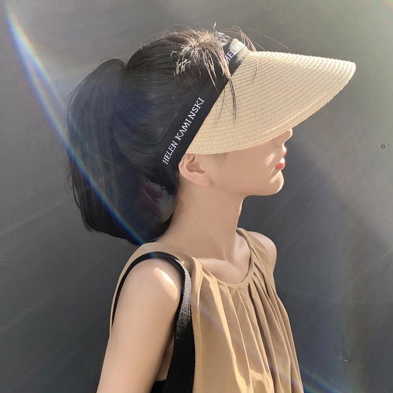 Mũ Cói Rộng Vành Chống Tia Cực Tím Che Nắng Thời Trang Mùa Hè