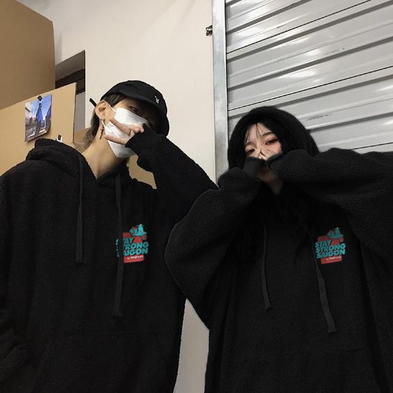 Áo Hoodie Đôi Form Rộng Chất Nỉ Bông Cotton Dày Dặn SAIGON kèm ảnh thật | BigBuy360 - bigbuy360.vn