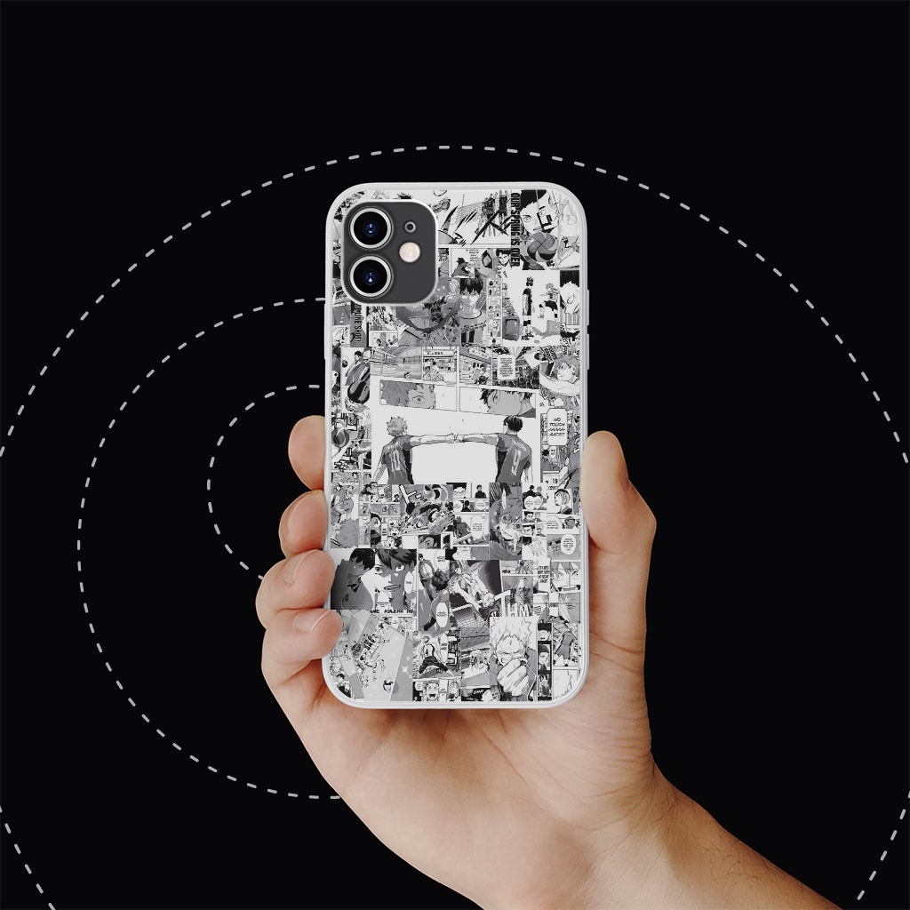 Ốp Lưng Haikyuu manga collage 2 truyện tranh cho Iphone 5 6 7 8 Plus 11 12 Pro Max X Xr PAP20210996