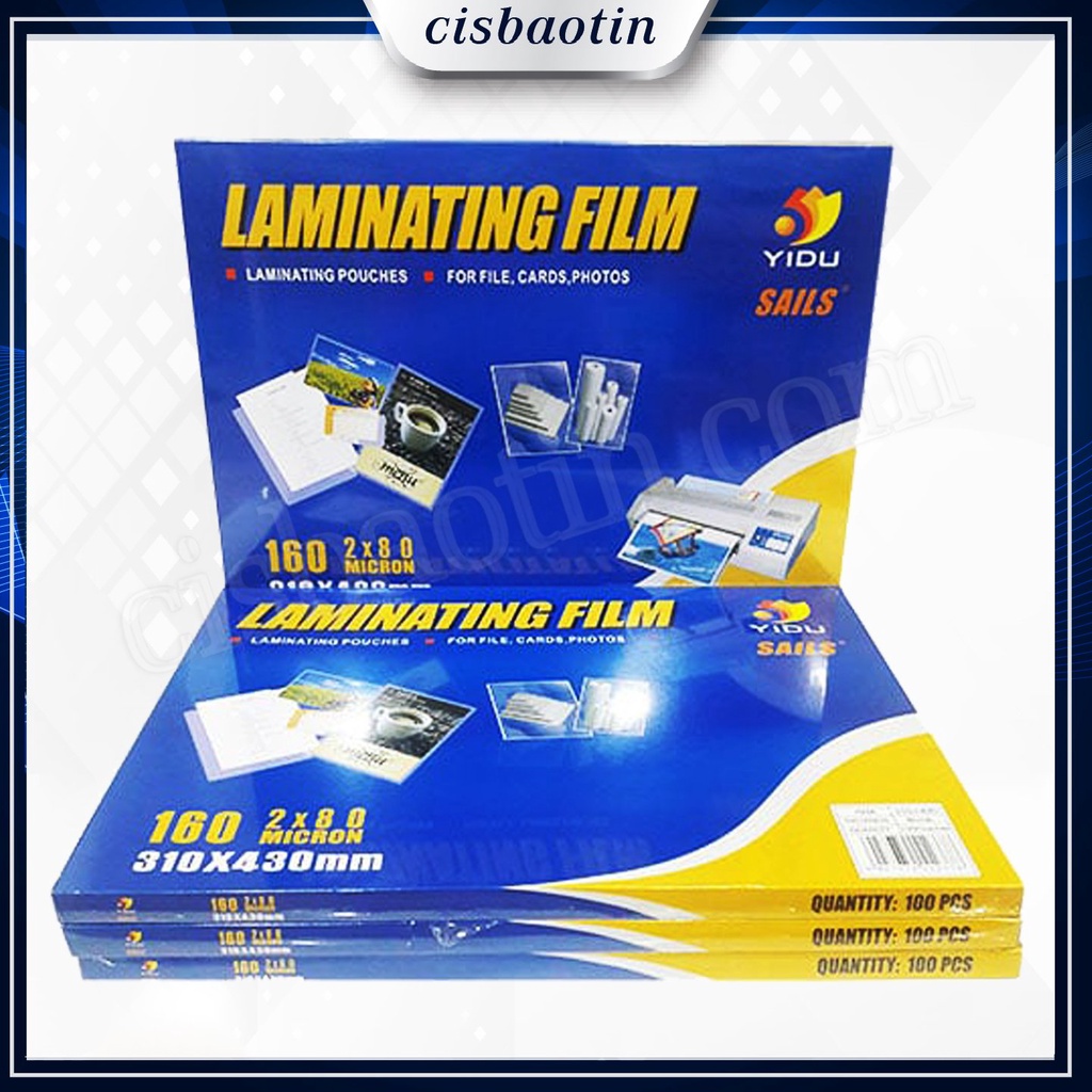 FILM ÉP PLASTIC A4  YIDU KHỔ A4 80MIC