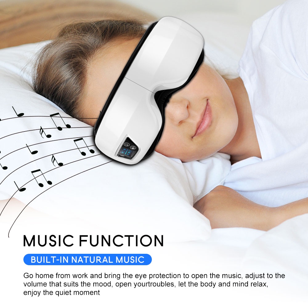 Máy massage rung mắt Salorie D00154 nén thông minh gấp gọn được có nhạc Bluetooth