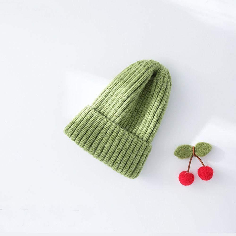 Mũ Dệt Kim Màu Sắc Trơn Giữ Ấm Mùa Thu Đông Dành Cho Trẻ Em