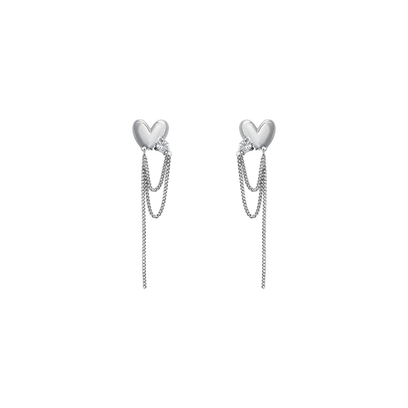 Khuyên Tai Tua Rua Đính Đá Zircon Phong Cách ins Cổ Điển Dành Cho Bạn Nữ