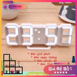 [Rẻ Vô Địch] Đồng hồ LED 3D SMART CLOCK treo tường, để bàn "bừng sán không gian nhà bạn!"...