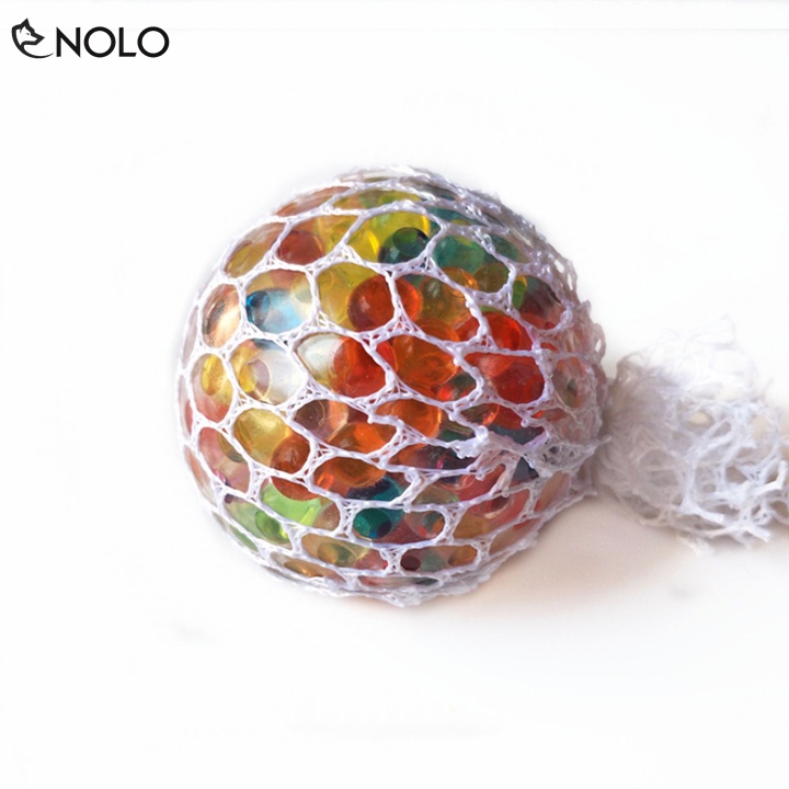 Combo 2 Đồ Chơi Bóng Lưới Bóp Nắn Mesh Quishy Ball Giải Tỏa Căng Thẳng Stress Đường Kính 6cm Chất Liệu Nhựa Dẻo