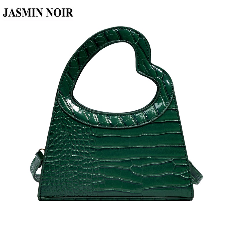 Túi Đeo JASMIN NOIR Chéo Họa Tiết Da Cá Sấu Cho Nữ