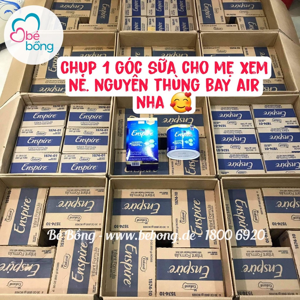 Sữa Enspire nội địa Mỹ 581g-850g