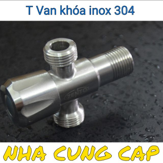 VAN T CHIA NƯỚC INOX 304