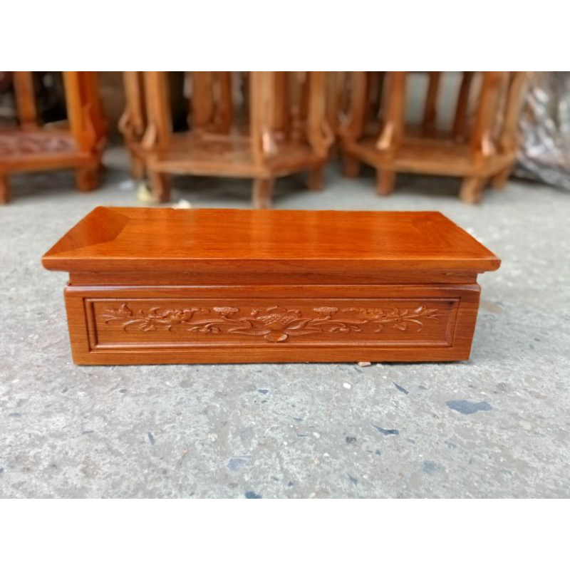 Đế kê khung ảnh gỗ hương - đế chữ nhật