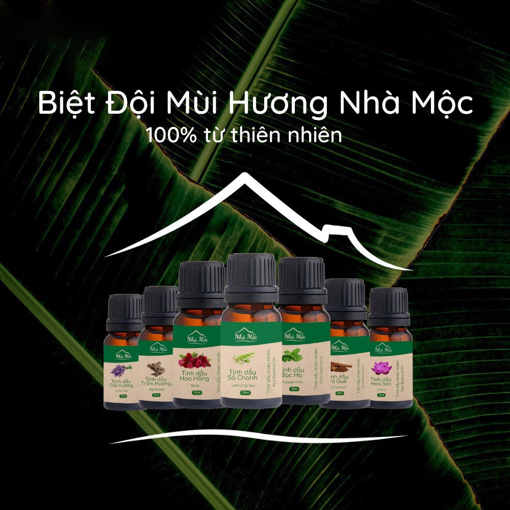 Tinh Dầu Nguyên Chất 100% Tự Nhiên Lọ 10ml- Mùi Siêu Thơm, Dễ Chịu.