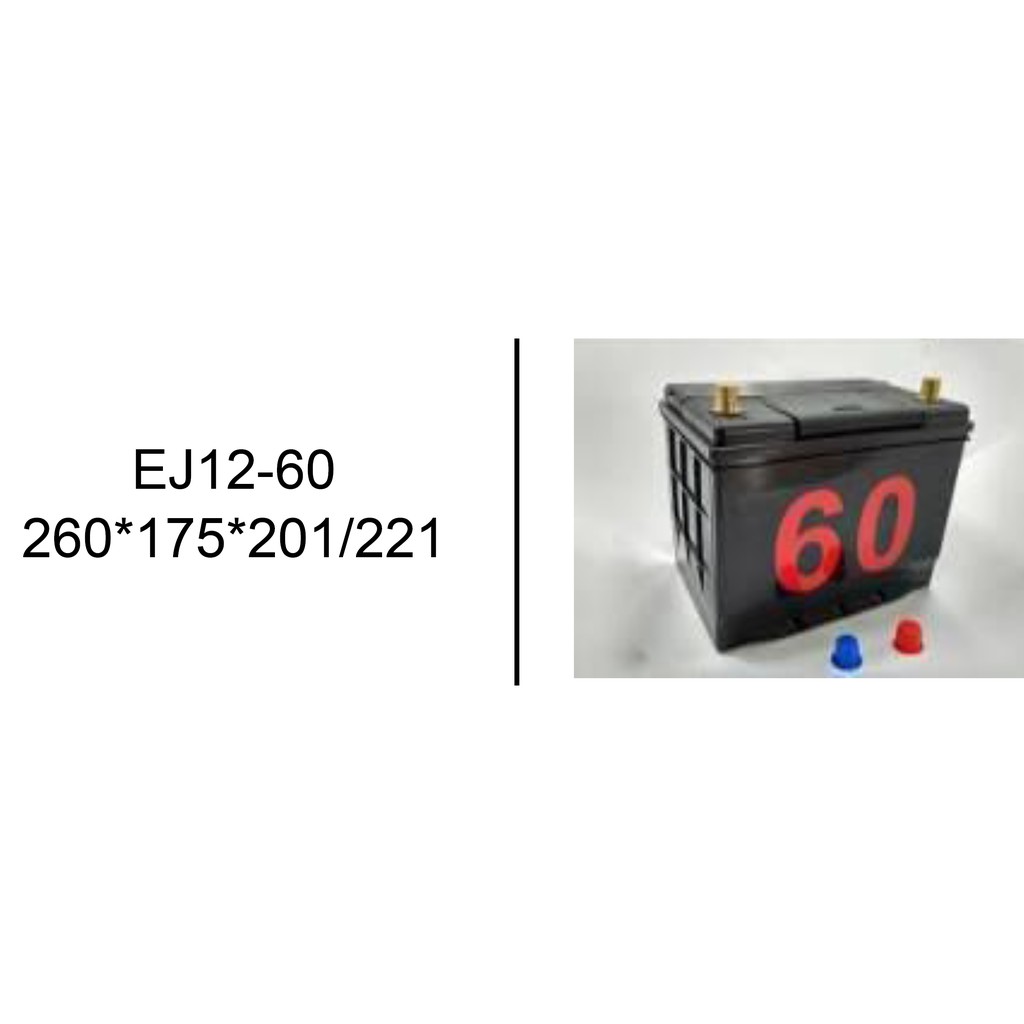 Vỏ Bình Ác Quy Xe Ôto 12V 60Ah, 12V 70D23