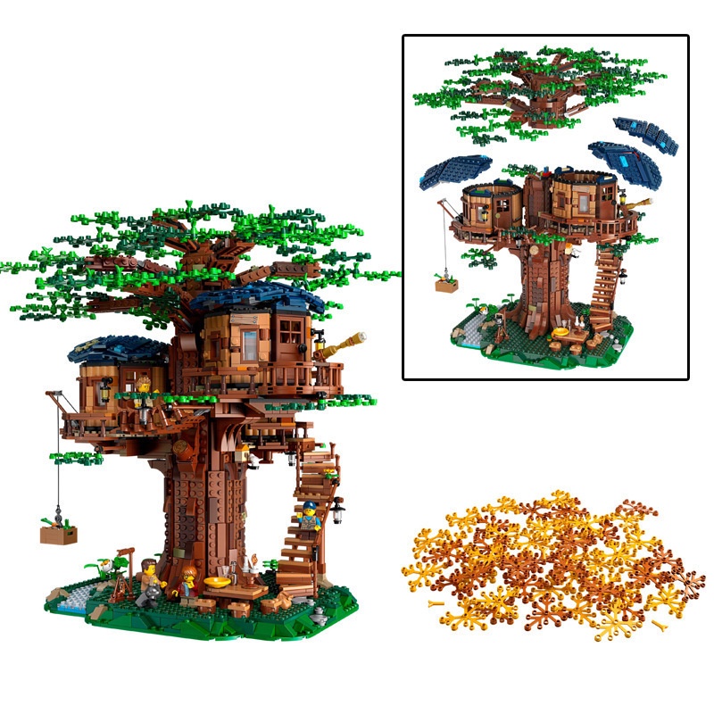 Đồ chơi lắp ráp kiểu lego Ngôi nhà trên cây 4 Mùa 33111 Four Seasons Tree House với 1013 chi tiết