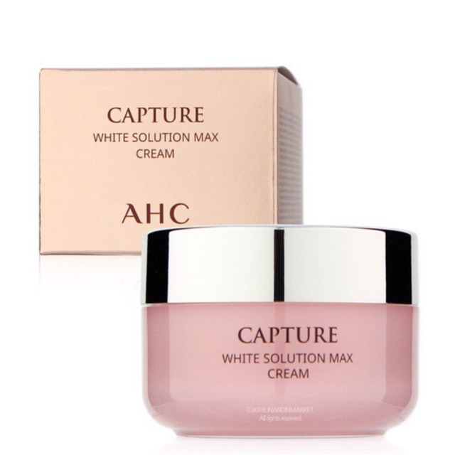 Kem Dưỡng Trắng Da AHC Capture White Solution Max Cream 50ml