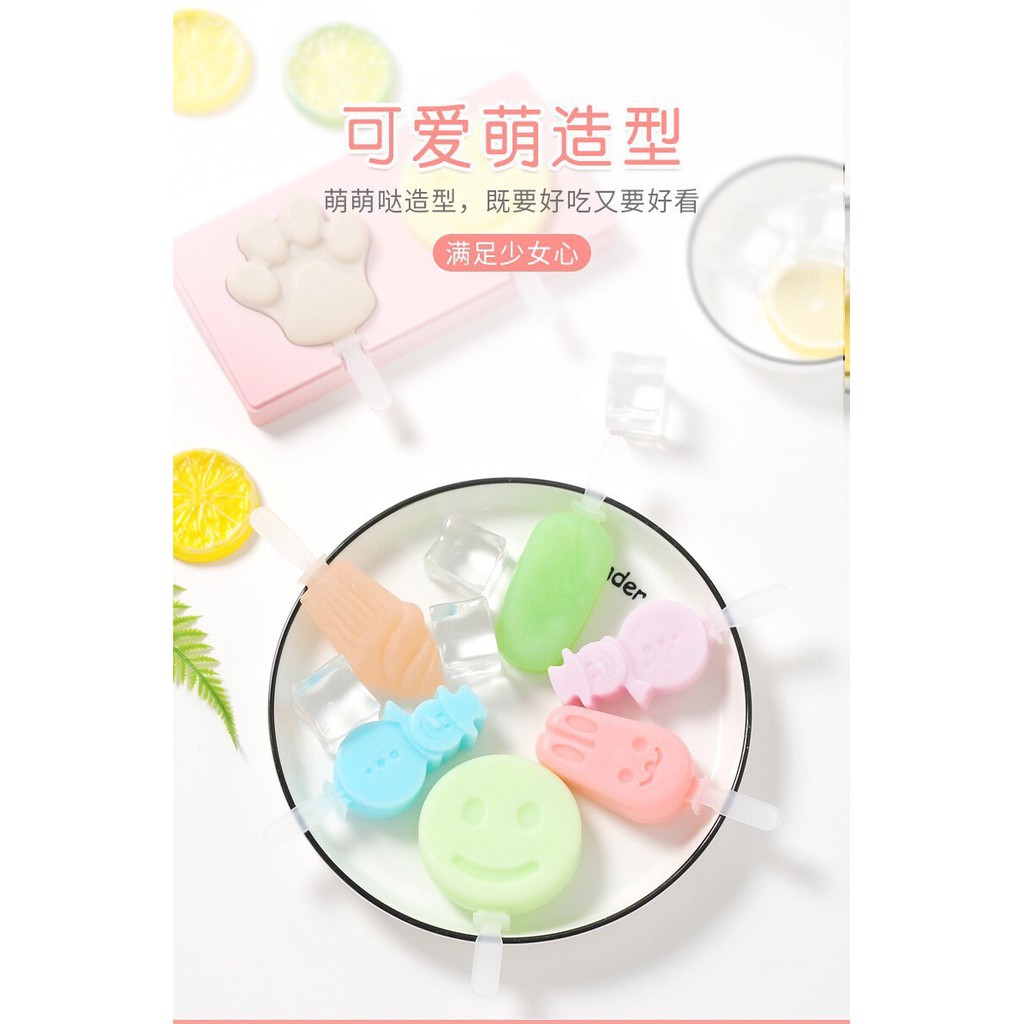 [Sỉ inbox]Khuôn làm kem cho bé , khuôn Làm Kem Tiện Dụng. Dễ dàng vệ sinh , an toàn cho bé