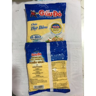 2Gói Cháo Gấu Đỏ Thịt Bằm 50gram