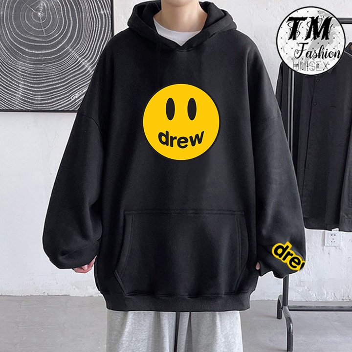 (In Pet) ÁO HOODIE DREW Nỉ Ngoại Unisex (HD2800 - Mặt Cười)