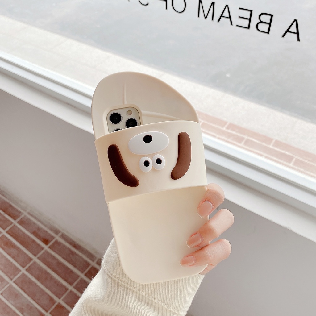 Ốp Điện Thoại Silicon Hình Chiếc Dép Cho Iphone 6 6s 7 8 plus X XR XS 11 12 13 14 Pro max plus