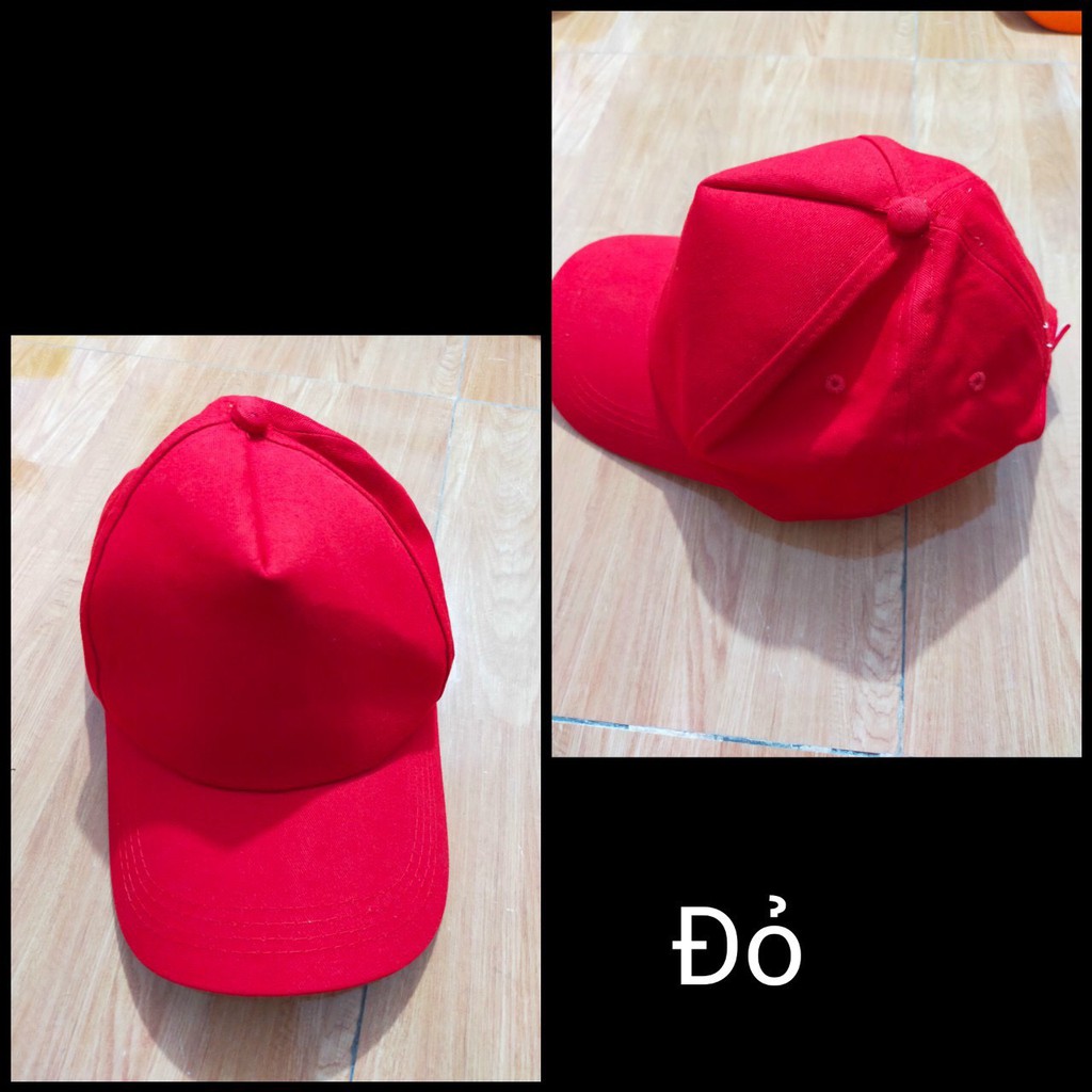 NÓN LƯỠI TRAI TRƠN 1 LỚP GIÁ RẺ nhiều màu - MŨ SỰ KIỆN - MŨ QUÀ TẶNG - MŨ DU LỊCH