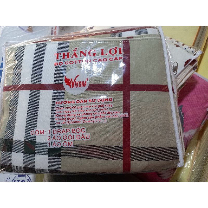 Bộ Ga Cotton Thắng Lợi 4 món