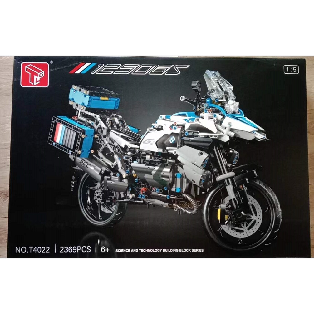 Đồ chơi Lắp ráp Mô hình xe máy Water Bird Motorcycle TGL T4022 BMW R1250 GS  2369pcs