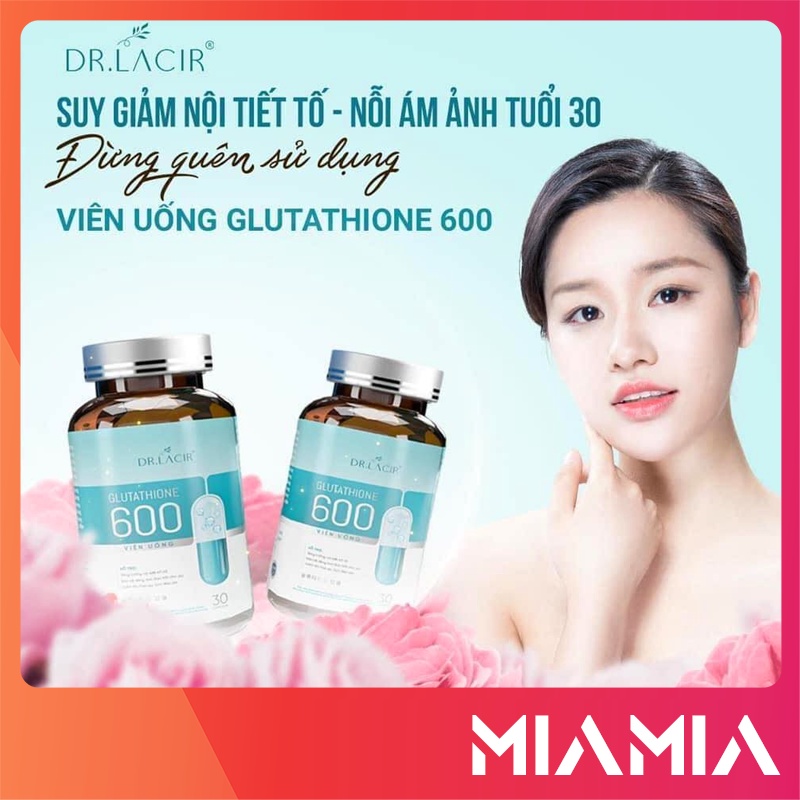 Viên Uống Trắng Da Glutathione 600 DR Lacir chính hãng - 8938528007558
