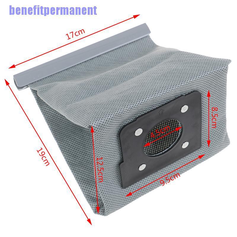 Benefitpermanent✹★ 1 Túi Đựng Bụi Có Thể Giặt Được Cho Máy Hút Bụi Philips Lg