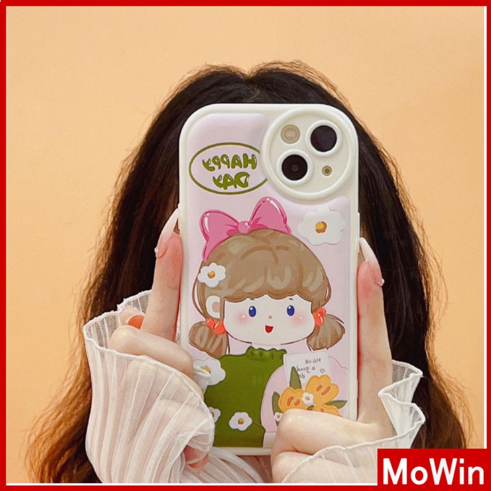 iPhone Case TPU Silicone Soft Case Airbag Shockproof Protection Camera Cute Cartoon Princess Style Compatible For iPhone 11 Pro Max 13 Pro Max 12 Pro Max 7Plus xr XS Max