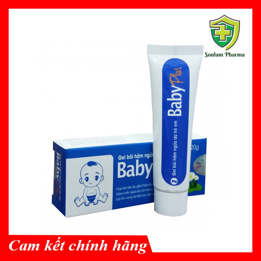 Gel Bôi Hăm Ngứa Da Trẻ Em Baby Plus - Tuýp 20g