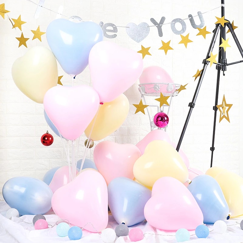Set 10 Bong Bóng Kích Thước 10 inch Màu Sắc Xinh Xắn Dùng Để Trang Trí Tiệc