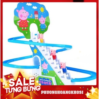 Đồ chơi heo peppa leo thang có nhạc và đèn
