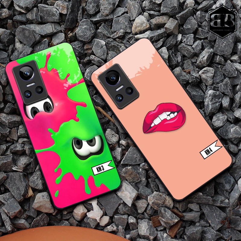 Ốp lưng kính cường lực Realme GT Neo 3 khuôn mặt