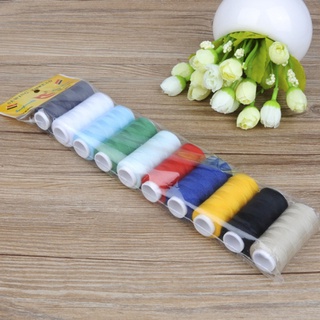 Set 10 cuộn chỉ may nhiều màu sắc chất lượng cao