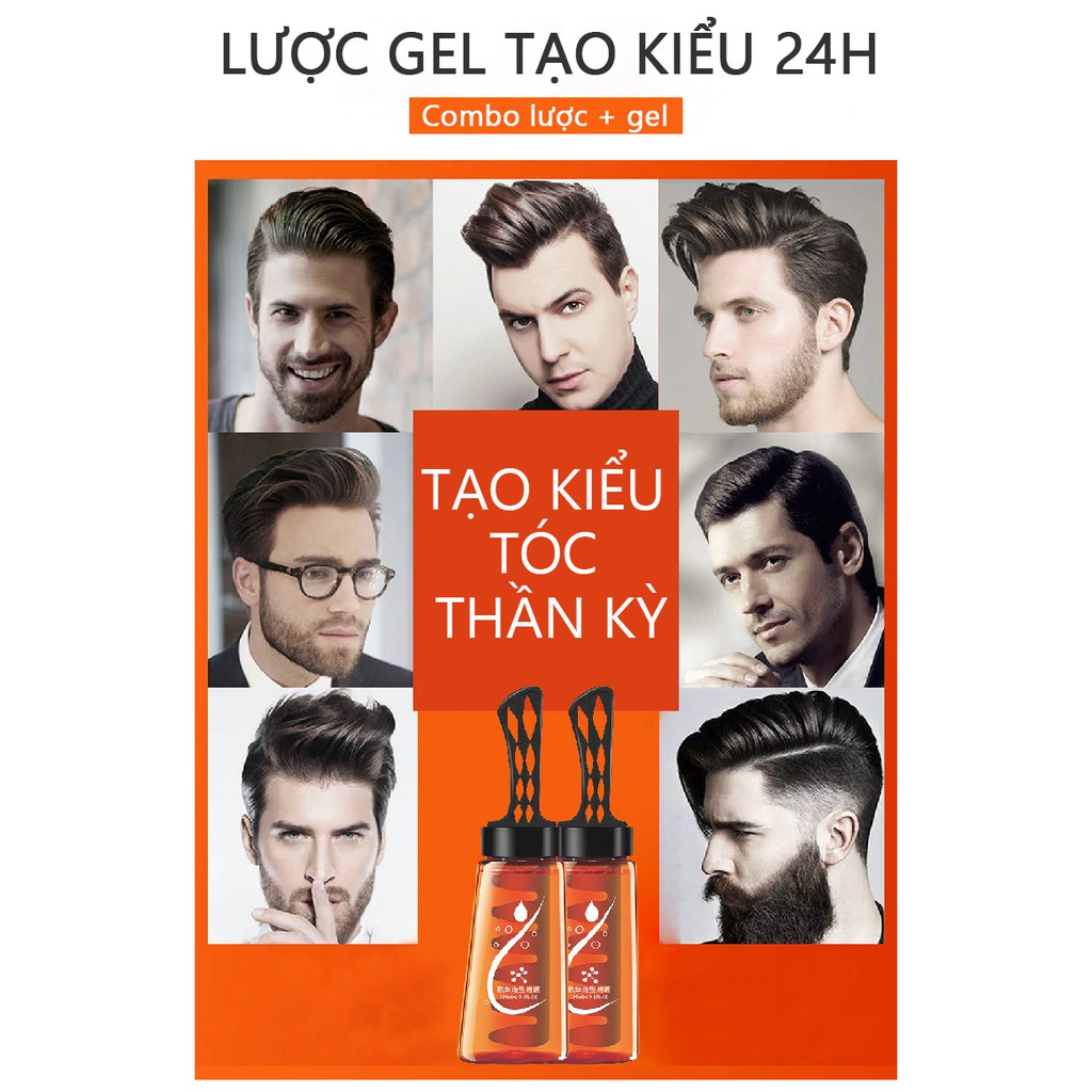 CHAI GEL TẠO KIỂU TÓC NHANH CHÓNG , 260ML KÈM LƯỢC