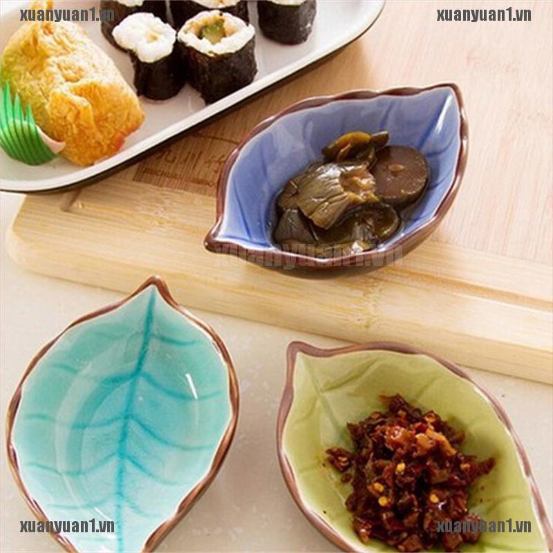 [XUANYUAN1] Đĩa Sứ Đựng Gia Vị / Giấm Cho Nhà Bếp