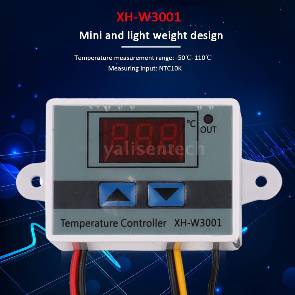 Thiết bị điều chỉnh nhiệt độ XH-W3001 thiết kế thông minh tiện dụng