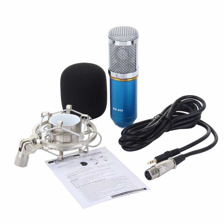 Micro BM800 cao cấp hát Karaoke trên Điện thoại và Máy tính - Mic BM-800