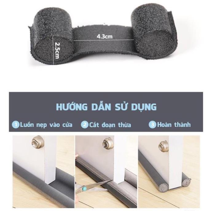 Thanh chặn cửa chắn cửa đa năng 95cm,miếng chặn khe cửa ngăn côn trùng bụi bẩn,chắn gió điều hòa,tránh kẹp chân em bé