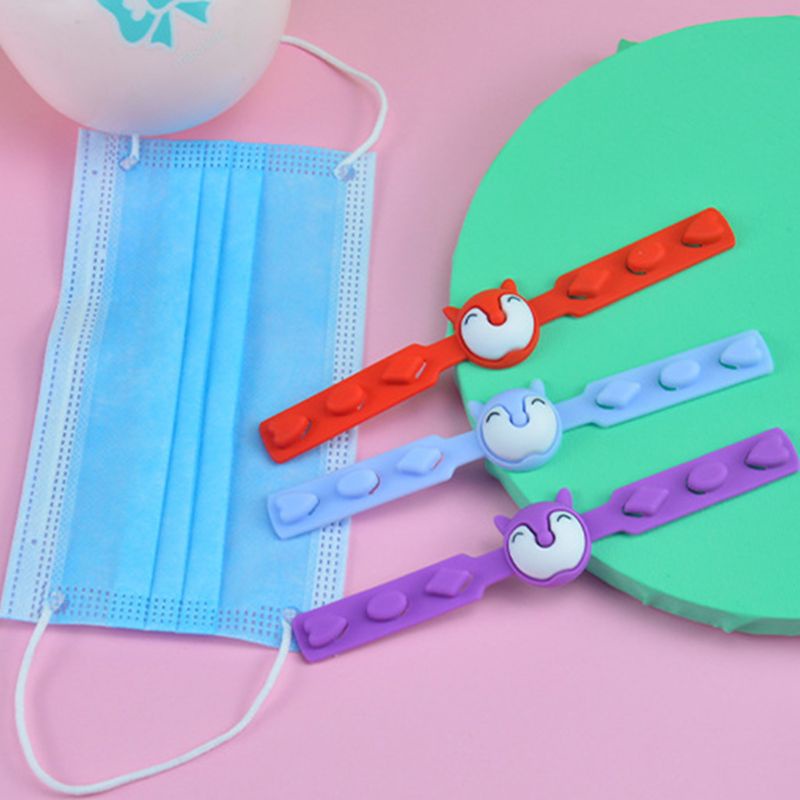 Set 5 Móc Khóa Dây Thừng Nối Dài Kiểu Hoạt Hình Chống Nhìn Trộm Cho Bé