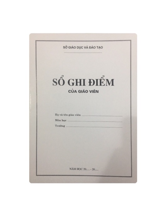 Sổ ghi điểm của giáo viên