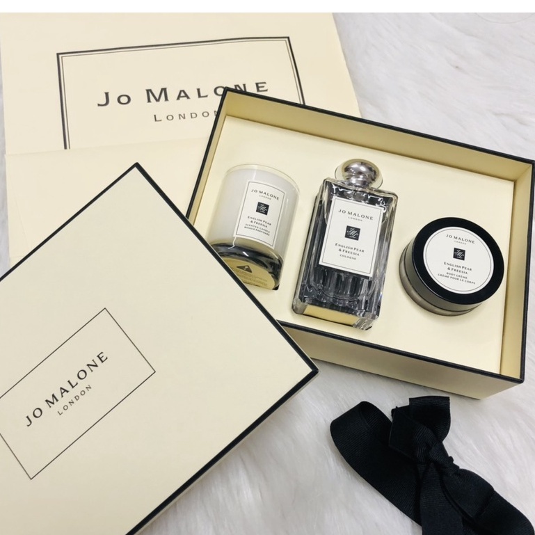 JO MALONE Set nước hoa, nến, kem dưỡng thể JOMALONE ENGLISH PEAR SIÊU THƠM