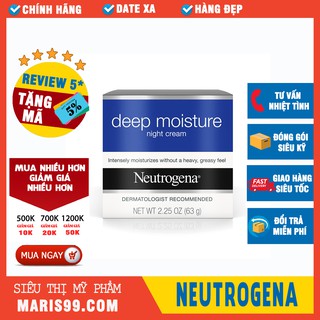 Kem Dưỡng Ẩm Kem Dưỡng NEUTROGENA Deep Moisture Night Cream (63g) _Xchoice