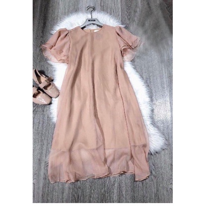 Đầm bầu xuông lụa tơ hai lớp MSP250 Mom and Baby